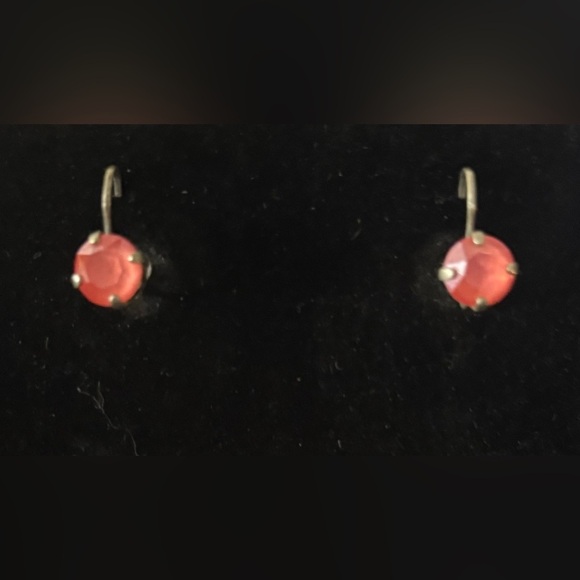 Sabika Jewelry - Sabika Radiant Coral Earrings London sized